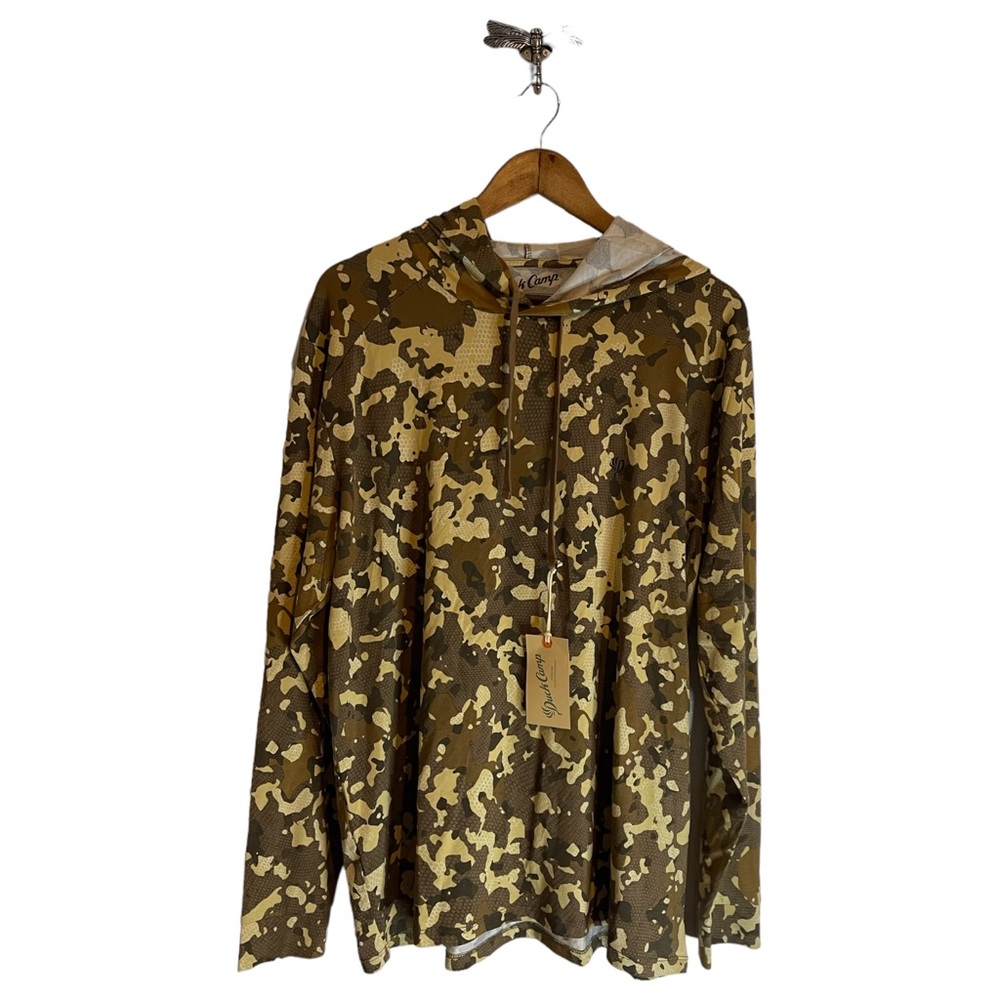 NEW Duck Camp Wetland Camo Bamboo Hoodie Men's Size X-Large NWOT